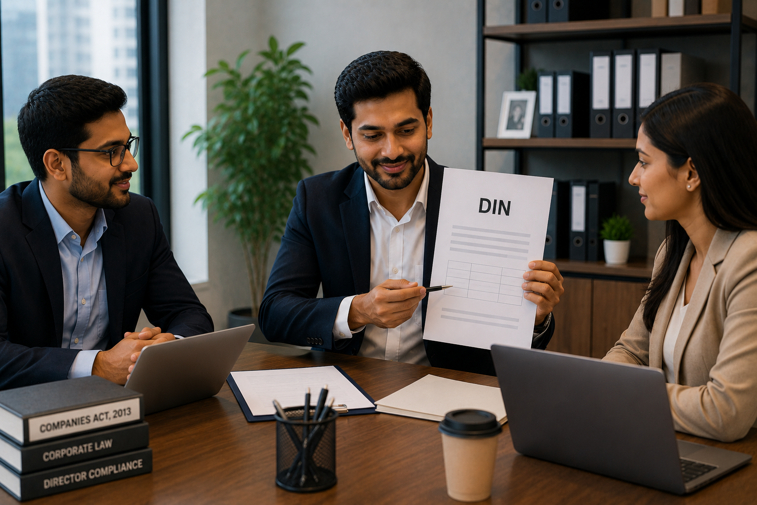 Director Identification Number application and corporate identity compliance