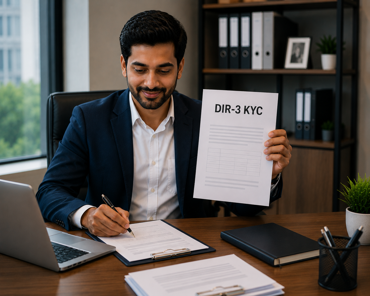 Director identity verification and DIN KYC update through MCA portal