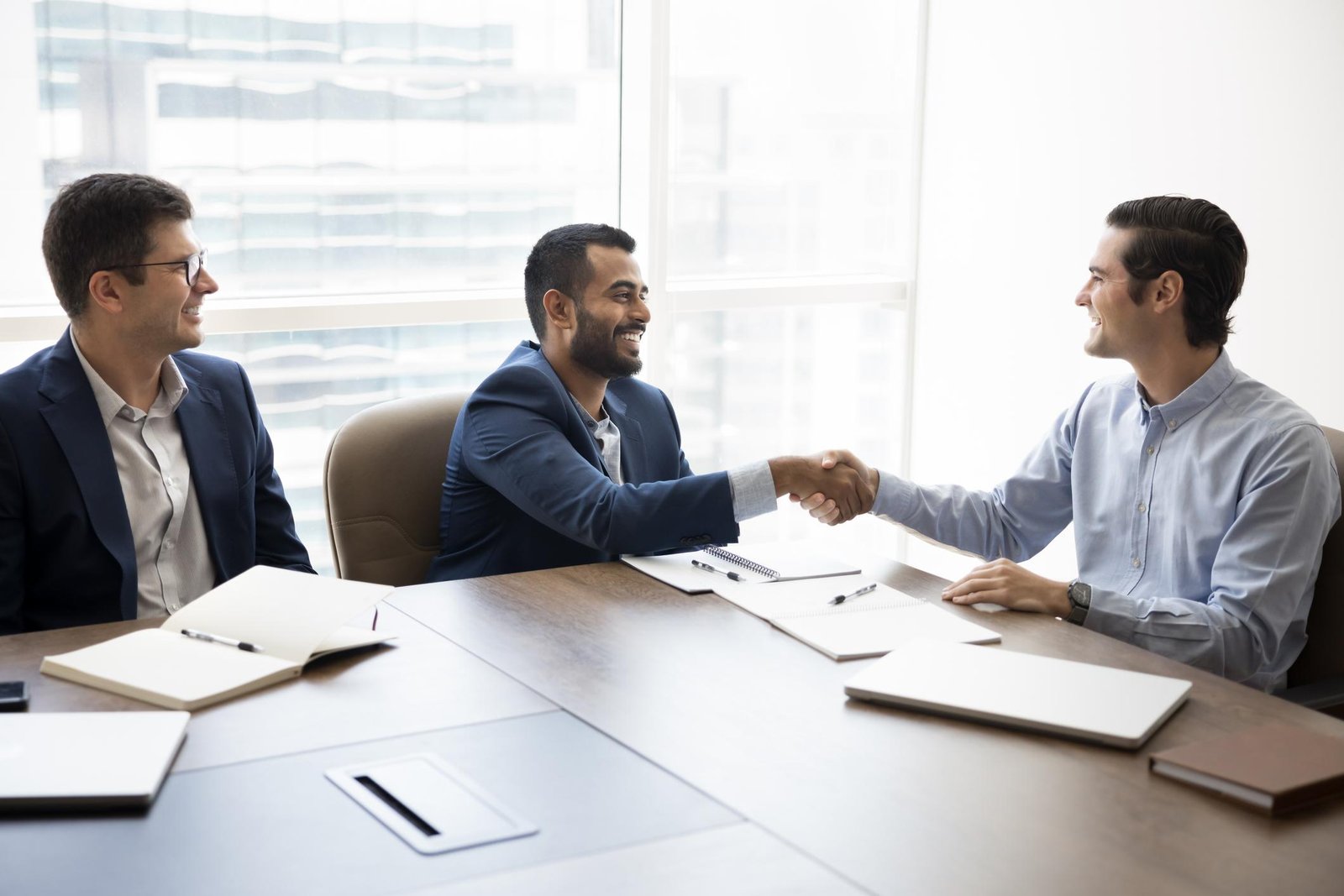 Business professionals reviewing LLP registration documents in India